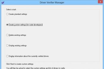 Driver Verifier — выявляем проблемные драйвера Windows